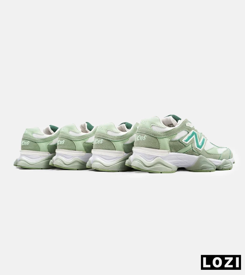 کفش کتانی زنانه سبز سفید NEW BALANCE 9060 مدل 4200