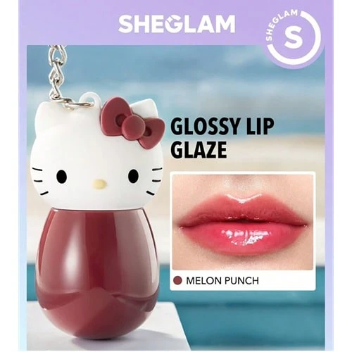 لیپ گلاس هلو کیتی شیگلم رنگ Melon punch