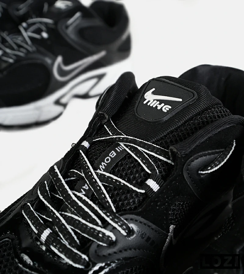 کفش کتانی مردانه و زنانه مشکی سفید نایک NIKE v5 RNR مدل 7329