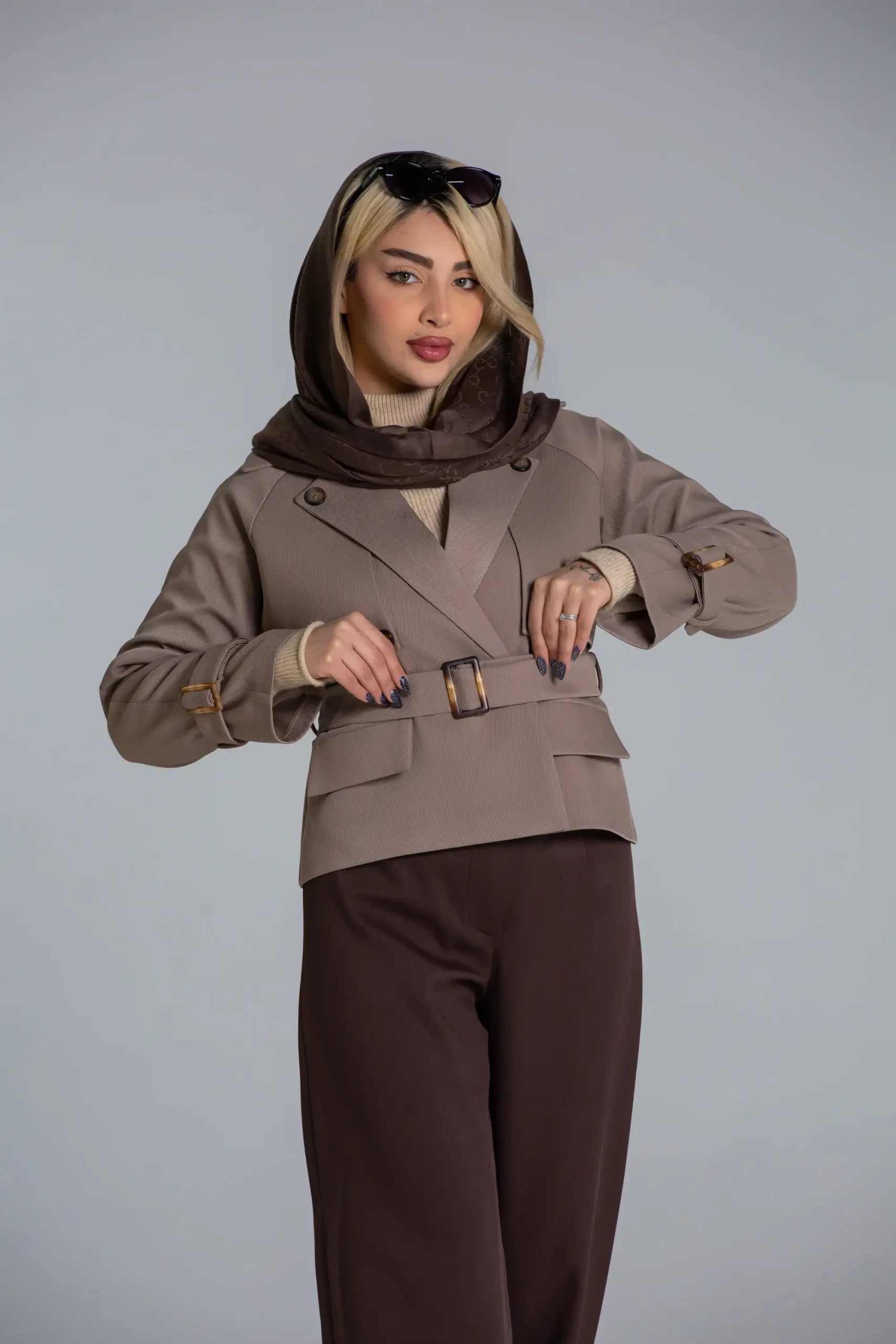 بارانی کراپ کجراه دو ژیله