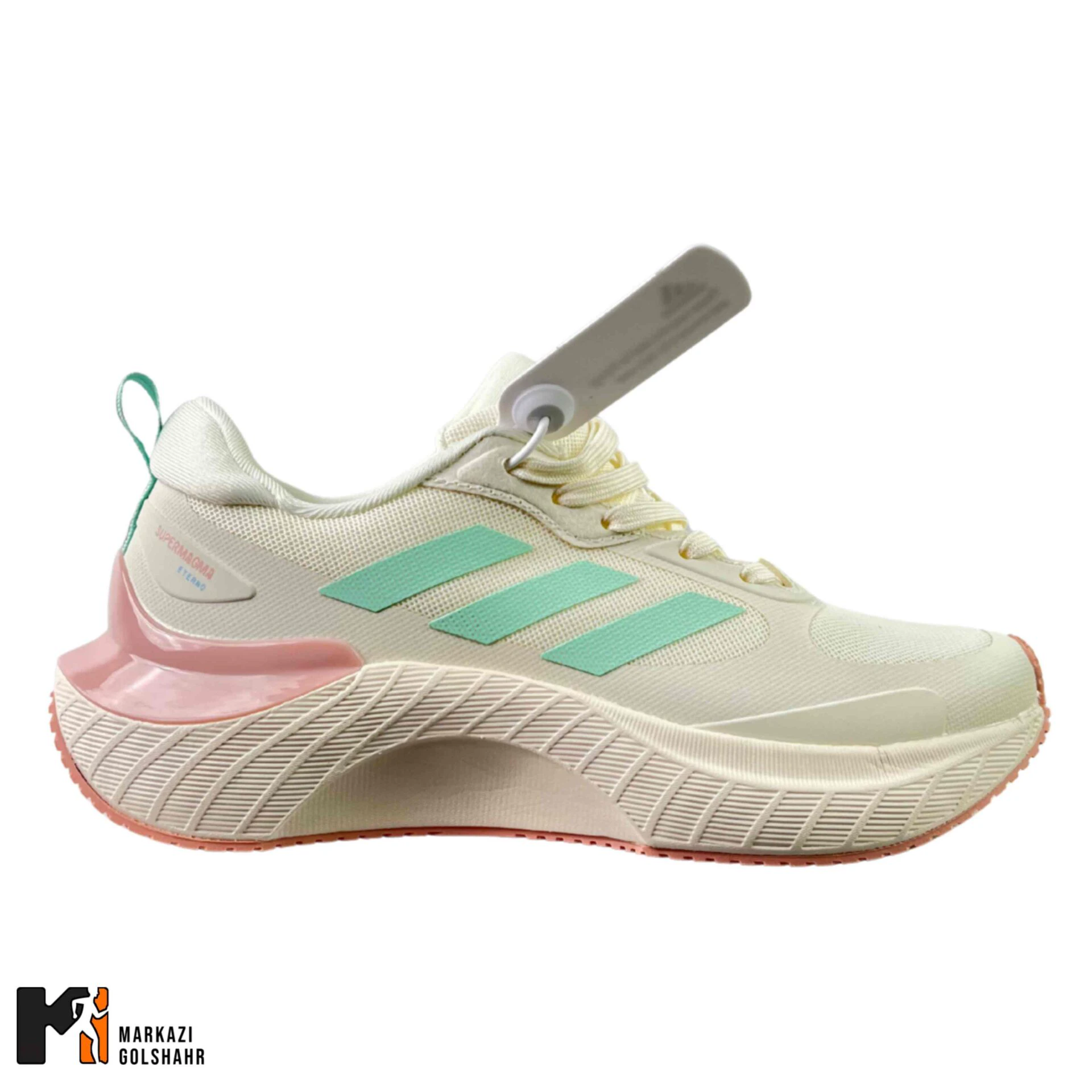 کفش زنانه آدیداس مدل super magma کرم صورتی