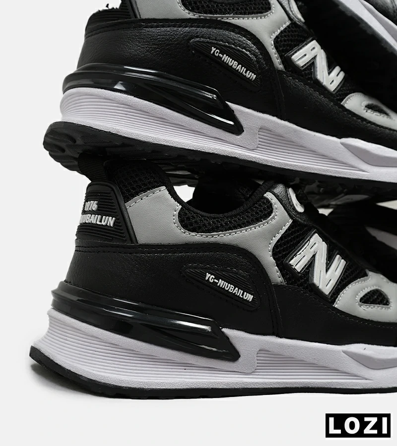 کفش کتانی مردانه مشکی طوسی NEW BALANCE yg niubailun مدل 5273