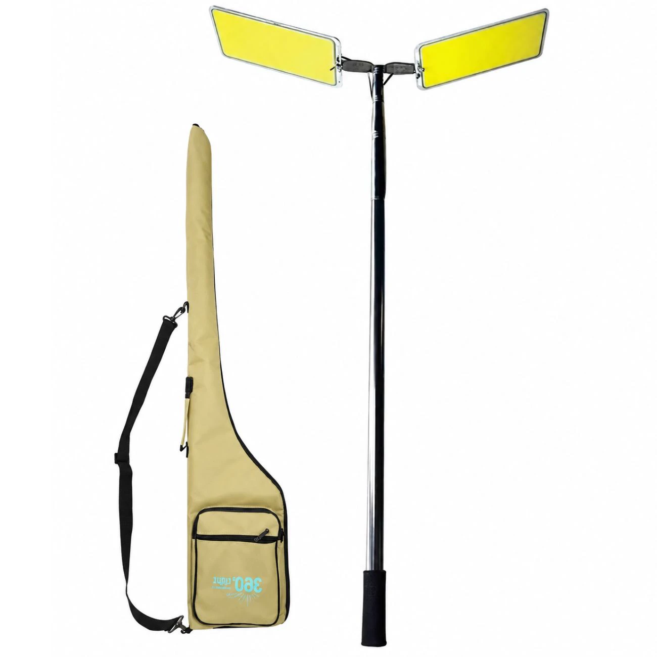 چراغ کمپینگ دو پنله 360 لایت 360 Light مدل FR-23 COB با ریموت کنترل