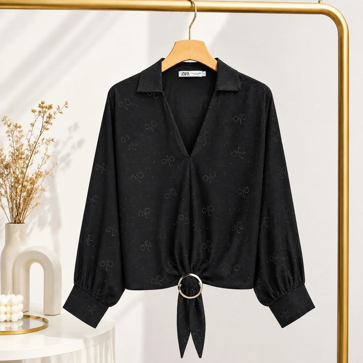 شومیز گره‌ای طرح alo